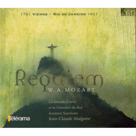 MOZART - Malgoire - Requiem pour solistes, chur et orchestre en ré mine